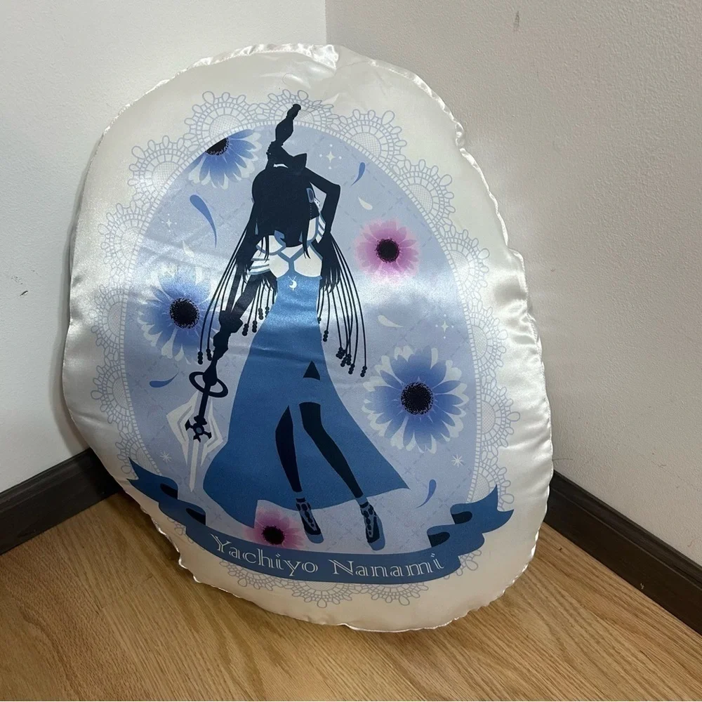 Yachiyo Nanami Pillow NWT White Blue Pink Flower Girl Anime